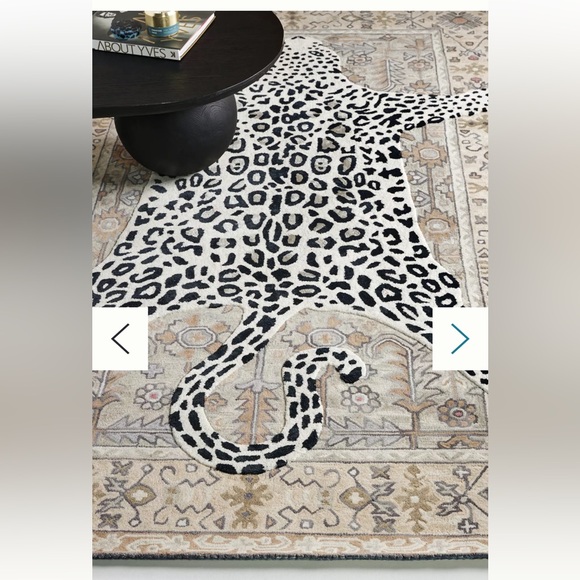 Octavia Wool Tufted Leopard Rug - Picture 3 of 13